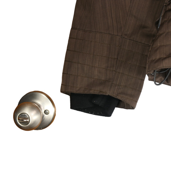 Obermeyer Ski Snowboard Jacket Coat Women 10 Brown Hooded Outdoor Winter Sporty - Picture 8 of 15